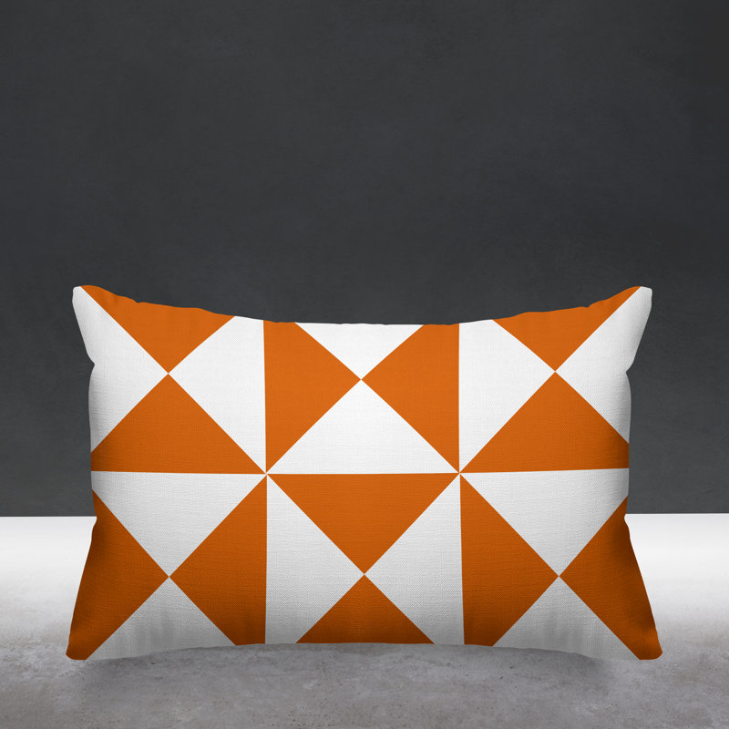 Coussin décoratif intérieur / extérieur Farrell, Orangé