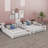 Floor Bunk Bed Frame With Ladder And Safety Guardrails-117531118