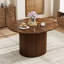 Table de salle à manger à rallonge ovale en MDF Farmhouse-1483997347