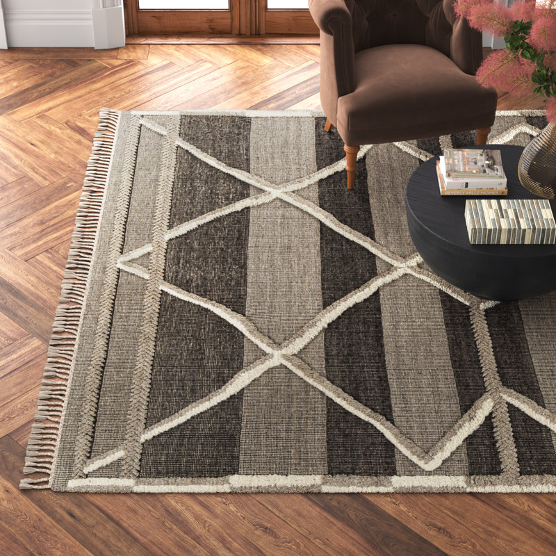 Leanna Wool Moroccan Indoor Rug, Rectangle 8' x 10'
