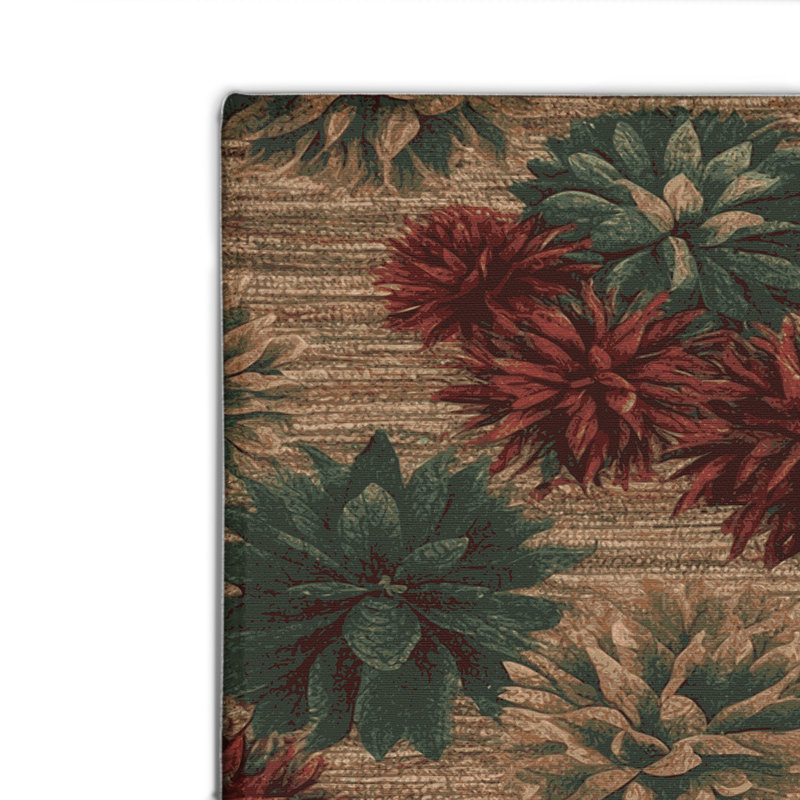 Tapis d'intérieur et d'extérieur brun Nature, Rectangle 4pi x 6 pi