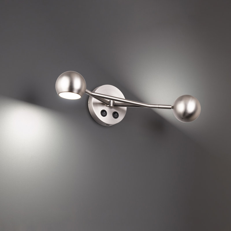 Duplex 1 - Light LED Spotlight, Brushed Nickel
