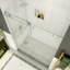 Porte de douche coulissante simple sans cadre 48 po x 75 po Coraline-30108392