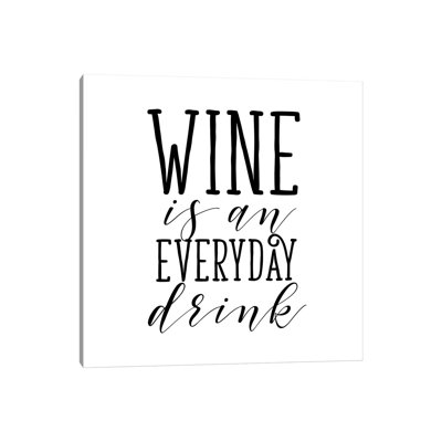 Everyday Drink by SD Graphics Studio - Wrapped Canvas Gallery-Wrapped Canvas Giclée