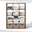 Heddy 111.3cm W Manufactured Wood Shelving Unit-796027177