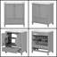 Meuble-lavabo moderne de 30 pouces avec lavabo en céramique et rangement réglable - Armoire autoportante en bois massif et en panneau de fibres à densité moyenne pour une élégance intemporelle-1293771167