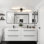 Luminaire de meuble-lavabo moderne à DEL avec télécommande, luminaire de salle de bain moderne à DEL, luminaire de meuble-lavabo sur miroir, noir, 40,5 po