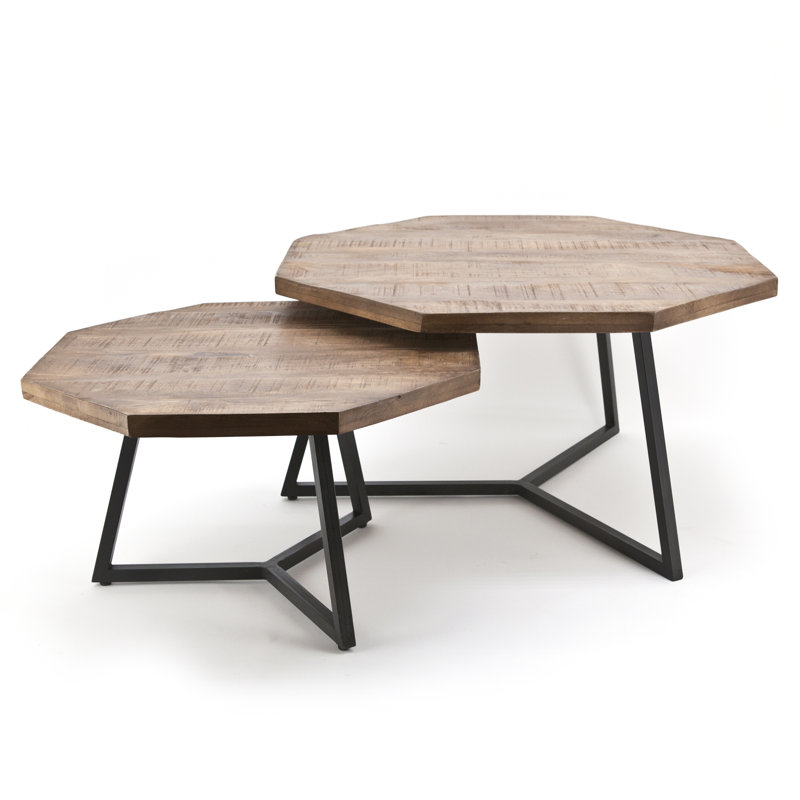 Solid Wood Nesting Coffee Table