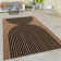 Tapis moderne intérieur et extérieur avec motif de lignes bohémiennes
