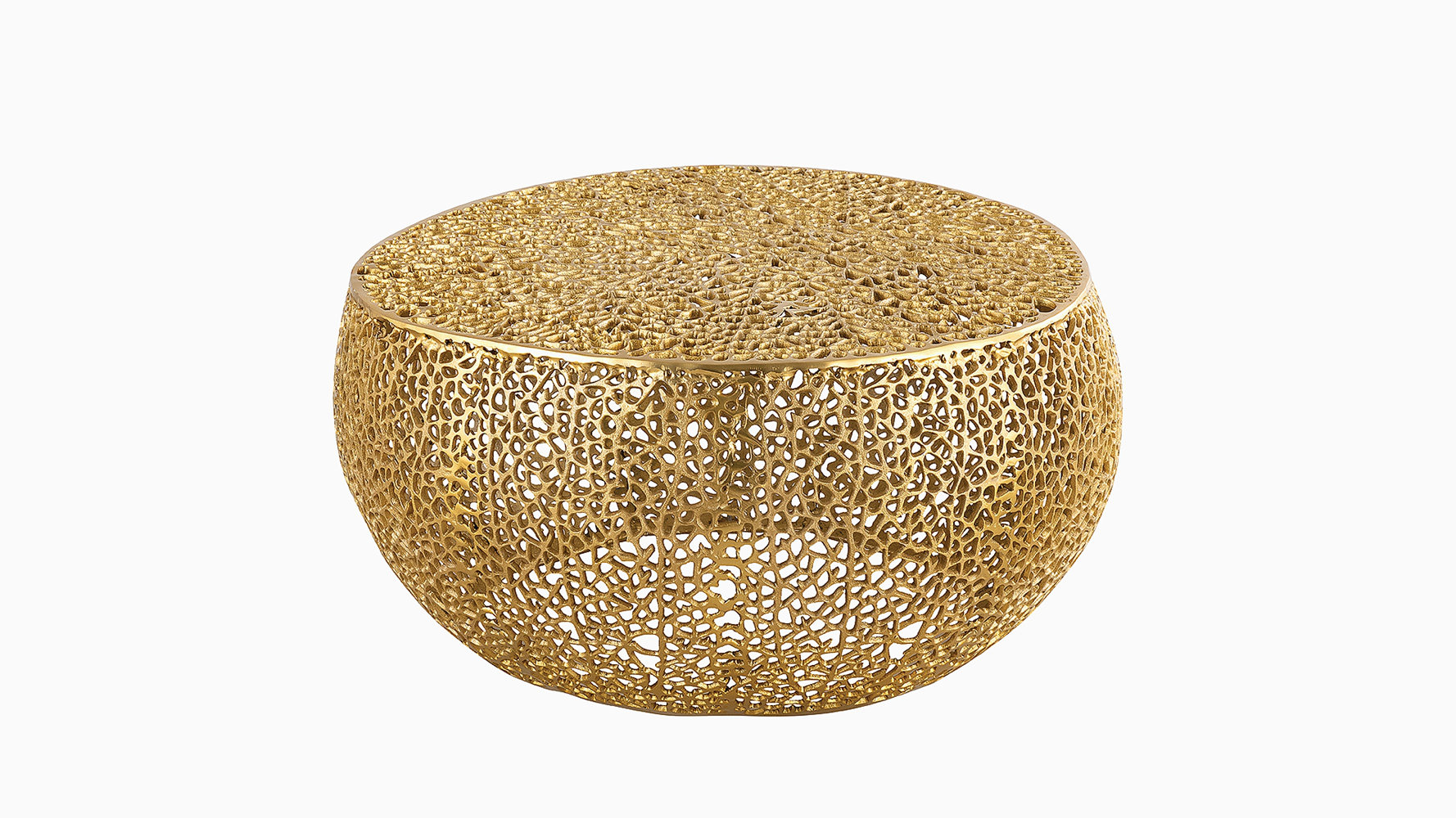 Brayden Studio Table basse ronde noire - Wayfair Canada