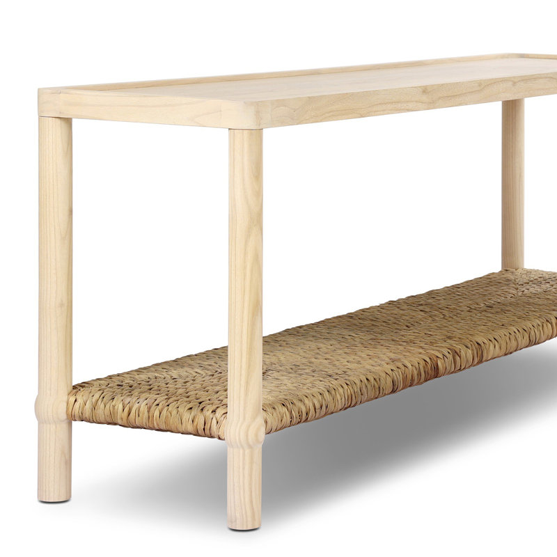 Gabriella Console Table, Light Natural Sungkai