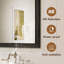 Miroir de salle de bain rectangulaire avec cadre en bois massif, verre trempé-1278510006-1278510008