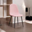Elegant & Versatile Set of 6 Fabela Chairs – Upholstered Hand-Finished Scandinavian Modern Dining Chairs with Ergonomic Seat-2115625974-2137126041