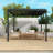 80/88S Steel Frame Pergola with Adjustable Louvered Roof-102977764-95301608