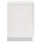 White High Gloss 2-drawer Nightstand