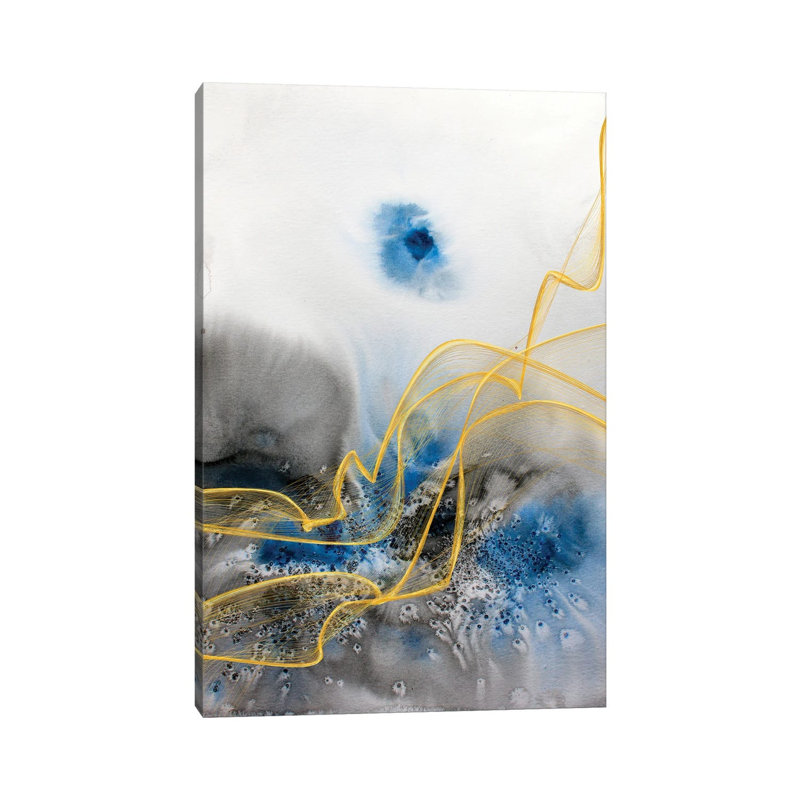 Coastal Watercolor Abstract VIII by Irena Orlov - Wrapped Canvas Gallery-Wrapped Canvas Giclée, 20.32 cm H x 30.48 cm W