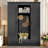 85.2''H Hall Tree With Bench, Hooks, And Adjustable Shelves For Modern Entryway Storage And Organization-991521036