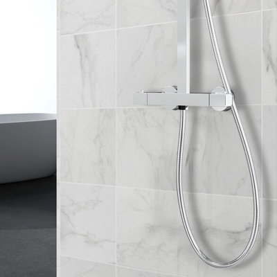 Leiker Thermostatic Shower with Adjustable Shower Head