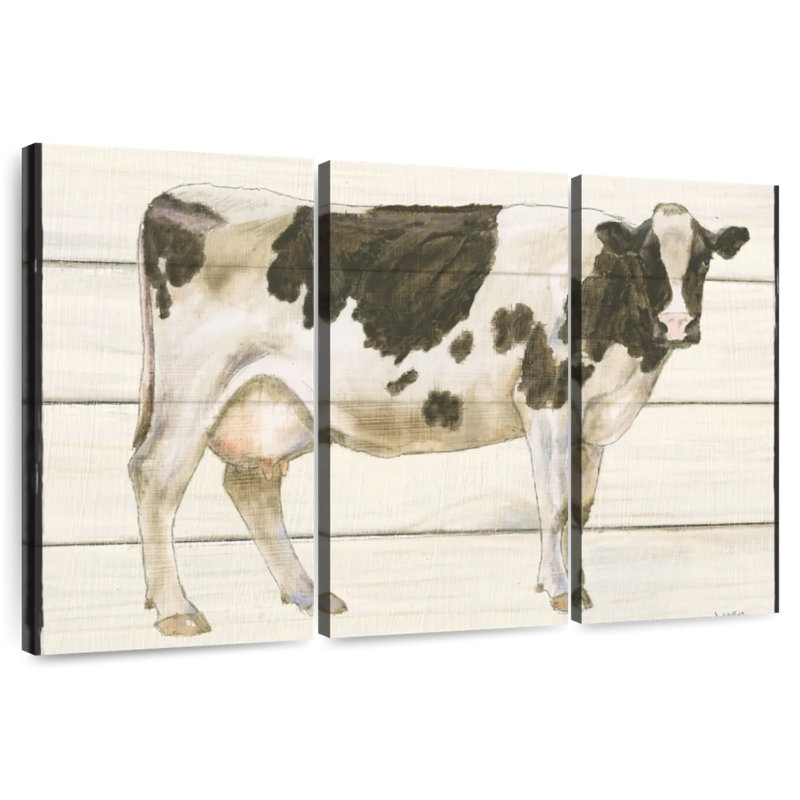 Brampt Country Cow I, 32" H x 50" W