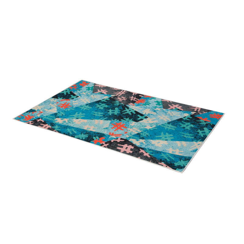 Premium Hall Carpet, 31.5 x 78.7 Inches | 100% Polyester, Antibacterial | 0.04 in Pile Height, Non-Slip Underside, Machine Washable | 3D Digital Printing | Ideal for Living Room & Entryway, Easy Maintenance