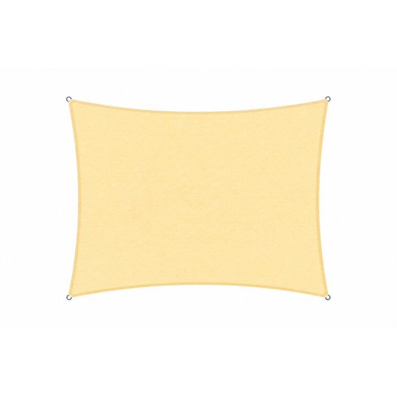 Toile d'ombrage rectangulaire ColorTree 12 pi x 16 pi - personnalisable, durable et résistante aux rayons UV, Beige
