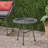 Orlando Outdoor Glass Top Faux Rattan Side Table,Tempered Glass Top End Table For Balcony Porch Deck-913321963