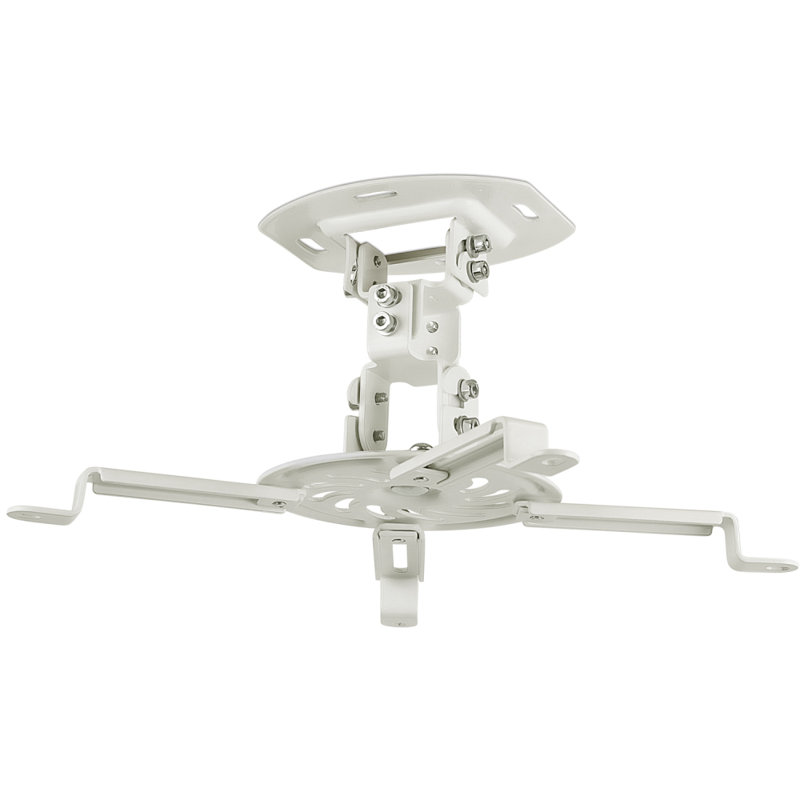 Mount-It! Low Profile Projector Ceiling Mount, 360 Full Motion Rotation with 30 Degree Tilt and Roll