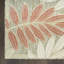 Floral Indoor/Outdoor Sage Rose Area Rug-108292669