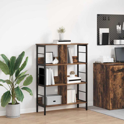 82cm W Steel Etagere Bookcase