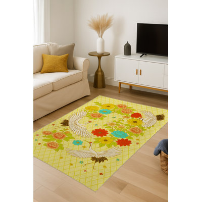 Tapis beige tissé traditionnel Mosso