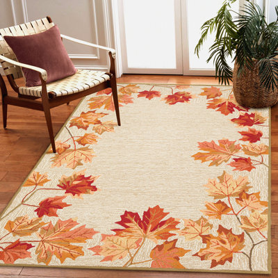 Tapis touffeté à motif floral Dasan