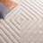 Weaverville Natura Flat Weave Wool/Cotton Geometric Rug in Ivory-976596607