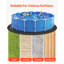 27ft Round Pool Liner Pad, Pool Liner Pad for Above Ground Swimming Pools, Extra-Thick Pool Mat, Prevents Punctures, Recycled Geotextile Material Underlayment Pad, Extend Liner Life-127302783
