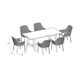Jianna 39.25'' Rectangular 6 - Person Outdoor Dining Set with Cushions