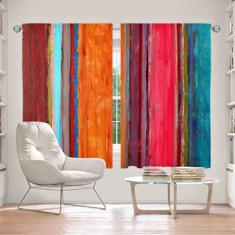 Azjon Room Darkening Curtain Pair, 20" W x 52" L