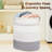 Handcrafted Cotton Laundry Basket With Handles - Stylish Storage Hamper For Blankets, Clothes, And Bedroom Essentials, Tall And Large Design-1503828955