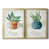 Toile avec cadre or