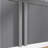 63" W Wood Wave-Pattern Storage Cabinet With Adjustable Shelf-393303611