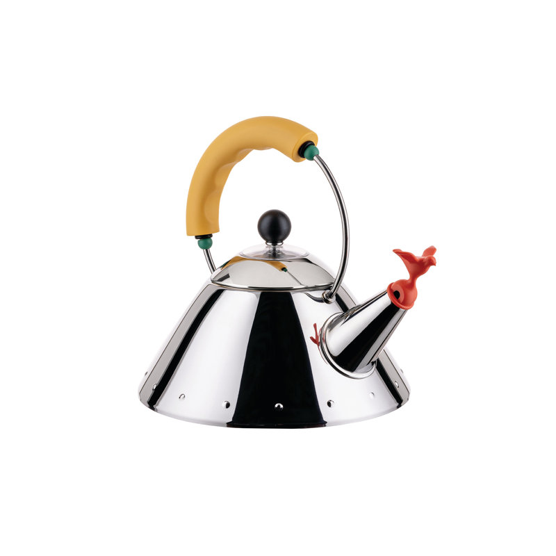 Whistling Kettle, Yellow, 8.07″ H x 7.88" W