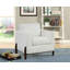 Vestin 35.5'' Sherpa Fabric Accent Chair