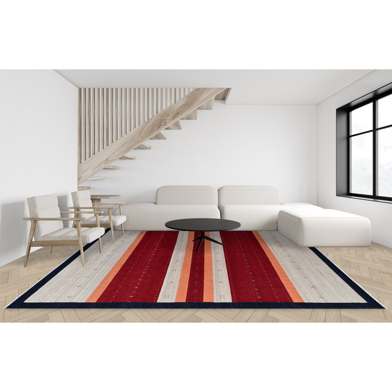 Striped Area Rug, Rectangle 7'9" x 9'9"