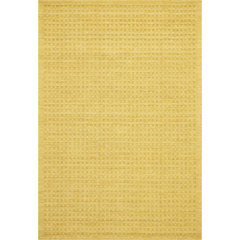 Meshilem Wool Plaid Indoor Rug, Rectangle 6'6" x 9'6"