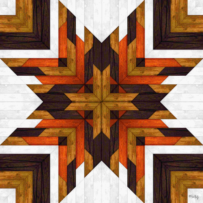 " Quilt Star " by Heidi Kuntz, 30" H x 30" W