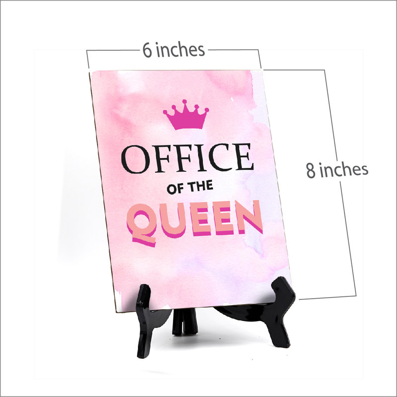 Enseigne de table Office of the Queen