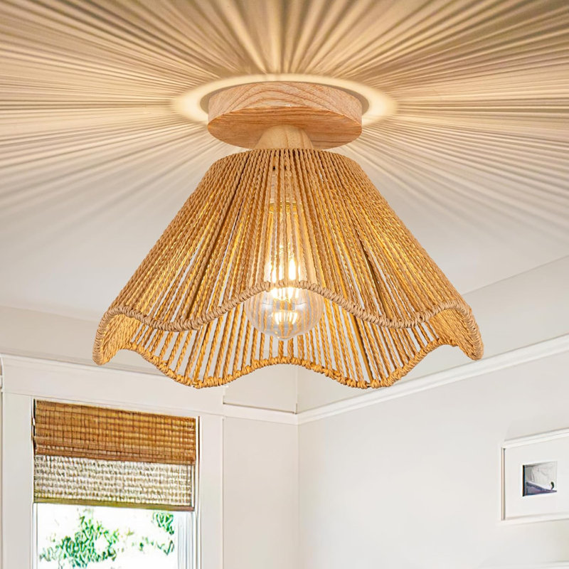 Luminaire de style bohémien de 12,5 pouces