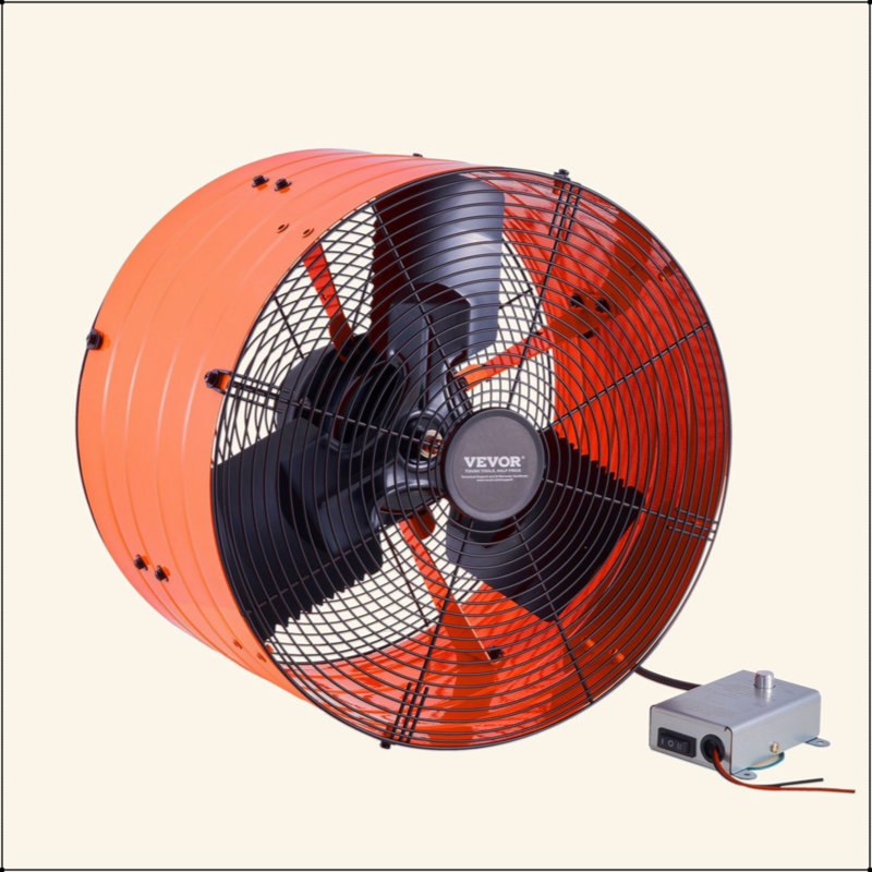 Ventilateur de grenier 16 pouces à montage sur pignon 2940 CFM avec thermostat réglable