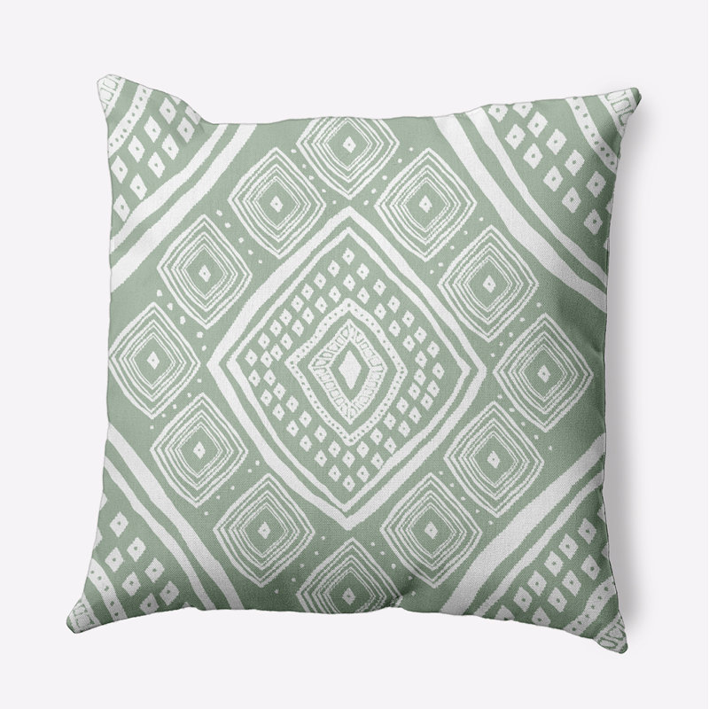 Housse et insert de coussin carré haut de gamme, 18 po x 18 po, Vert tendre