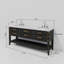 Double Bathroom Vanity with Top