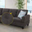 Canapé modulaire en tissu 3 pièces Fluffy-683660412-683660415