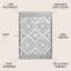 Tapis crème / gris Amir Moroccan Beni Souk-1392546631